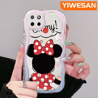 เคสโทรศัพท์มือถือ ซิลิกาใส กันกระแทก ลายมินนี่เมาส์น่ารัก สําหรับ Realme C12 C15 C21 C25 C25s Narzo 20 Narzo 30A Narzo 50A