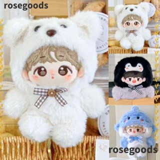 Rosegoods1 ชุดบอดี้สูท ผ้าฝ้าย ขนาดมินิ 10 ซม. อุปกรณ์เสริม สําหรับตุ๊กตา