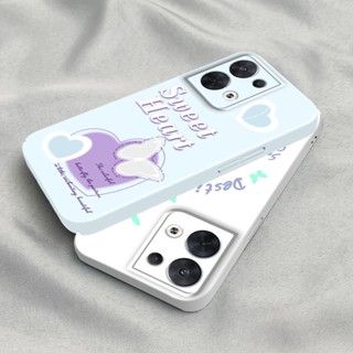 เคสโทรศัพท์มือถือ PC แบบแข็ง ลายผีเสื้อ สไตล์เกาหลี สําหรับ Oppo Reno 8 Pro 7 6 5 Find X5 X3 F9 A78 A5 A31 A8 A15 A35 Realme 2 Pro