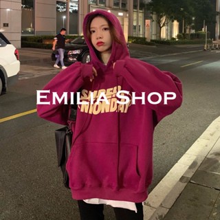 EMILIA SHOP  เสื้อผ้าผู้ญิง แขนยาว เสื้อฮู้ด  สวย Chic Unique ทันสมัย A98J1L0 36Z230909