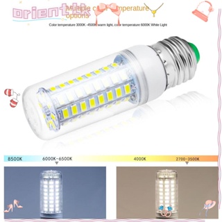 Orienttk หลอดไฟ Led 220V E27 24-72 ดวง สว่างมาก ฐานสกรู สีขาว สําหรับตกแต่งบ้าน