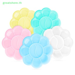 Greatshore ถาดพลาสติก สําหรับใส่สีน้ํามัน รูปพลัม DIY 10 ชิ้น
