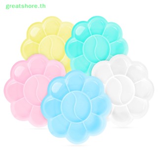 Greatshore ถาดพลาสติก สําหรับใส่สีน้ํามัน รูปพลัม DIY 10 ชิ้น