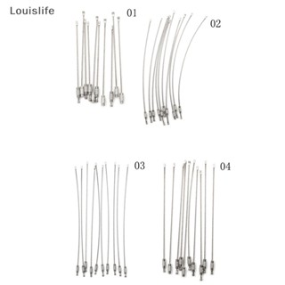 Llph พวงกุญแจ สายเคเบิล สเตนเลส 10 15 20 ซม. สําหรับเดินป่า 10 ชิ้น LLP