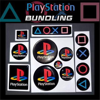 สติกเกอร์ ลายนูน PLAYSTATION BUNDLING สําหรับติดตกแต่ง