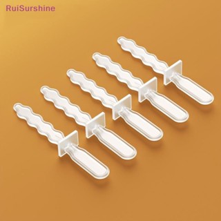 Ruisurshine ใหม่ ไม้ไอศกรีม ซิลิโคน นํากลับมาใช้ใหม่ได้ สําหรับทําไอศกรีม เค้ก ไอศกรีม ไอติม 10 ชิ้น