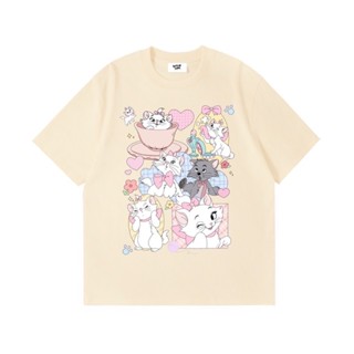 เสื้อยืดผ้าฝ้ายพิมพ์ลายขายดี เสื้อยืดโอเวอร์ไซส์คอตตอน100%