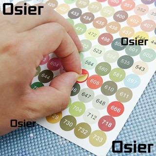 Osier1 สติกเกอร์ปักครอสติชคริสตัล 447 สี สําหรับตกแต่งบ้าน