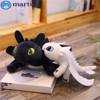 Martin ตุ๊กตาฟิกเกอร์ อนิเมะมังกร How To Train Your Dragon How To Train Your Dragon 3 20 27 35 ซม. สีดํา สีขาว