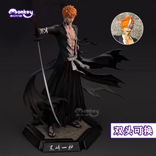 9.9 เหนื่อยมากโมเดลฟิกเกอร์ อนิเมะ Kurosaki Ichigo Death God Millennium Blood Battle Chapter 6HQY สําหรับตกแต่ง