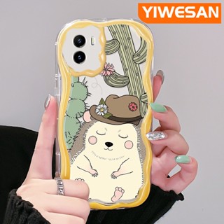 เคสโทรศัพท์มือถือ แบบใส ลายการ์ตูนกระรอกน้อยน่ารัก สีครีม สําหรับ VIVO Y15s Y15a Y01 Y02s