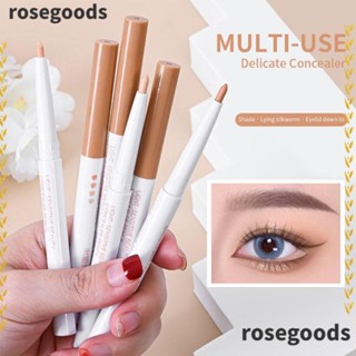 Rosegoods1 ปากกาคอนซีลเลอร์ ลบรอยคล้ําใต้ตา กันน้ํา ให้ความชุ่มชื้น ติดทนนาน 2 ชิ้น