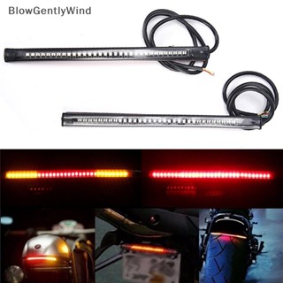 Blowgentlywind 48 SMD แถบไฟเลี้ยว ไฟเบรกท้าย LED สําหรับรถจักรยานยนต์ BGW