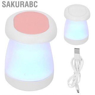 Sakurabc 16W Mini Gel Polish Dryer USB Charging  Dual Light Sources Nail Curing Mac AP