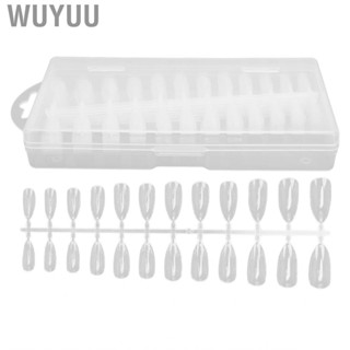 Wuyuu 240pcs Nail Tip DIY Art Transparent Tips Extension Artificial