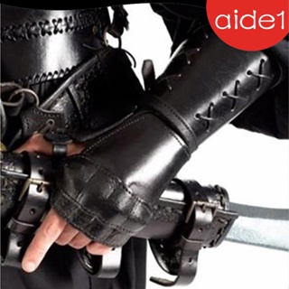 สายรัดแขน สายรัดข้อมือ สไตล์วินเทจ เครื่องแต่งกาย Bracer อุปกรณ์ป้องกันแขน อุปกรณ์ชกมวย สายรัดข้อมือ อเนกประสงค์ 1 คู่