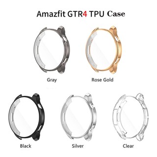 เคสนาฬิกาข้อมือ Tpu แบบนิ่ม ป้องกันหน้าจอ สําหรับ Amazfit GTR4