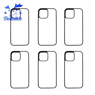 เคสโทรศัพท์มือถือเปล่า พิมพ์ลาย DIY สําหรับ iPhone 12 Pro Max 6 ชิ้น
