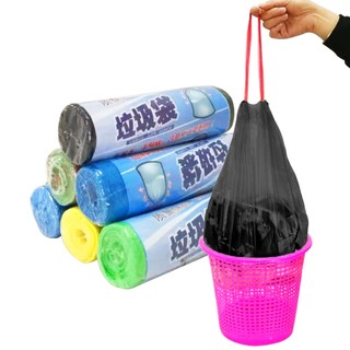 Túi Đựng Rác Tự Phân Huỷ Có Dây Rút - 45x50 cm - 15 túi/cuộn - Tiện Dụng Sạch Sẽ Thông Minh [ Hỏa Tốc HCM ]