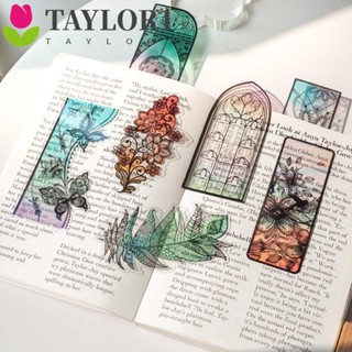 Taylor1 ที่คั่นหนังสือ PVC ลายตาข่ายดักฝัน ขนนก สไตล์เรโทร สําหรับนักเรียน