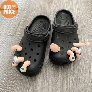 Trtu ตัวติดรองเท้า Crocs 3D แบบแมนนวล อุปกรณ์เสริม สําหรับตกแต่งรองเท้าเด็กผู้ชาย ผู้หญิง ปาร์ตี้ TH