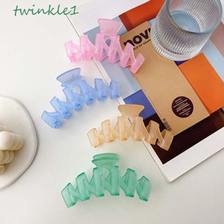 Twinkle1 กิ๊บติดผมพลาสติก รูปปลาฉลาม สีแคนดี้ แบบเรียบง่าย สไตล์ฝรั่งเศส สร้างสรรค์ เครื่องประดับ สําหรับผู้หญิง