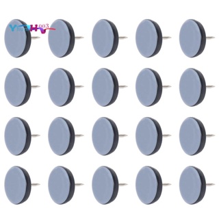 แผ่นเลื่อนเฟอร์นิเจอร์ PTFE ทรงกลม ขนาด 25 มม. เคลื่อนย้ายง่าย พร้อมขาป้องกัน สําหรับพื้นไม้เนื้อแข็ง 20 ชิ้น