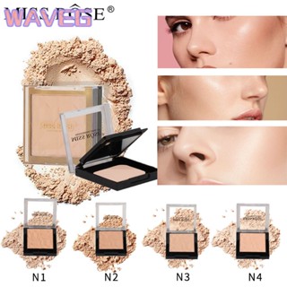 คลื่น 【Delievery รวดเร็ว】 Miss Ros Natural Long-Lasting Waterproof Oil Control Powder Biscuit Wet Dual-use Makeup Powder Wholesale