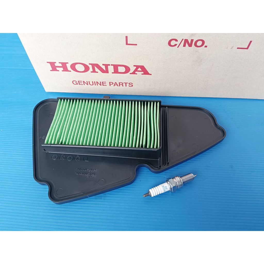 17210-Kไส้กรองอากาศพร้อมหัวเทียนแท้HONDA Scoopyi ปี2021-2024 อะไหล่แท้ศูนย์HONDA()1ชิ้น(31917-KWP-D0