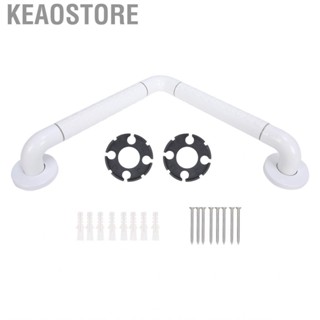 Keaostore 14.2in Toilet Grab Bar LShaped Safety Rail Stainless Steel NonSlip