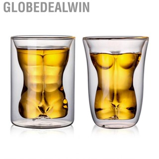 Globedealwin Beer Glass  Cup Body Shaped Large  for Party