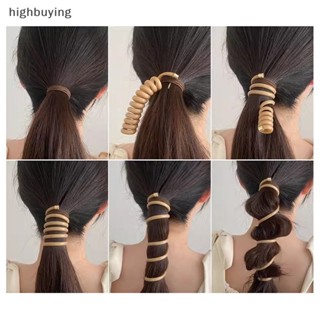 [highbuying] ยางรัดผม แบบยืดหยุ่น สร้างสรรค์ เครื่องประดับ แฟชั่นสําหรับผู้หญิง สินค้าใหม่