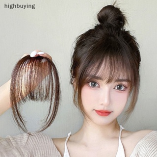 [highbuying] กิ๊บติดผมหน้าม้าสังเคราะห์ ซ่อนหน้าม้าปลอม หน้าม้าไฟเบอร์ เครื่องประดับจัดแต่งทรงผม ใหม่ พร้อมส่ง