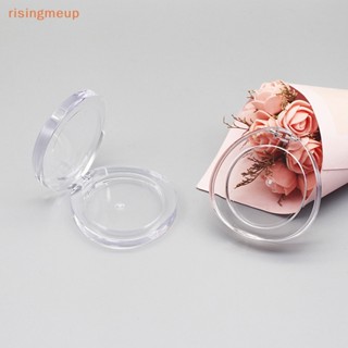 [risingmeup] กล่องเปล่า ทรงกลม สําหรับใส่อายแชโดว์ บลัชออน คอนซีลเลอร์ เหมาะกับการพกพาเดินทาง