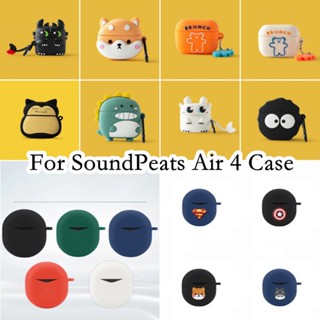 【Yoshida】เคสหูฟัง แบบนิ่ม ลายการ์ตูน สําหรับ SoundPeats Air 4 SoundPeats Air 4