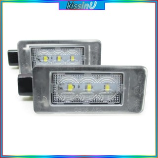 Kiss โคมไฟป้ายทะเบียน LED พลาสติก สีขาว ประสิทธิภาพสูง สําหรับ 207 CC 308 MK2 200