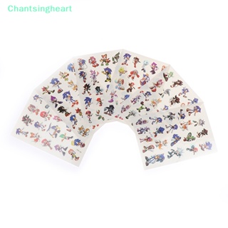 &lt;Chantsingheart&gt; สติกเกอร์รอยสักชั่วคราว ลายการ์ตูนอนิเมะโซนิค กันน้ํา DIY สําหรับเด็ก