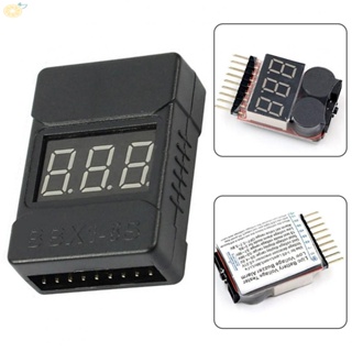 【VARSTR】New 1 8S Lipo/Li ion/Fe Battery Voltage Monitor with Alarm Reliable Performance