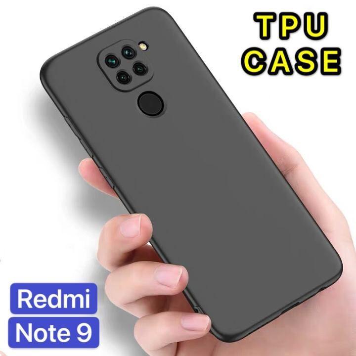เคส Redmi Note 9 สำหรับเรดมี่ ซิลิโคนสีดำ กันกระแทก นิ่ม TPU Case