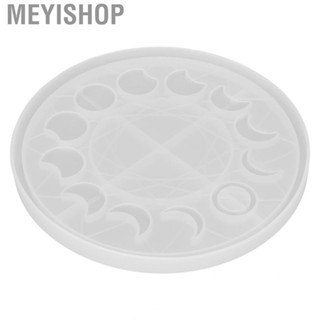 Meyishop Lunar Eclipse Wall Hanging Silicone Mold  Moon Phase Tray Flexible Decorative Creative for Home Decoration Jewelry Making DIY Crafts