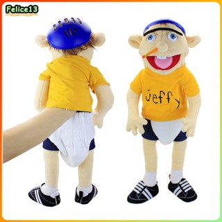 60ซม.ขนาดใหญ่ตลกJeffy Boyหุ่นมือเด็กสำหรับHuggy Wuggy Plush Softตุ๊กตาปาร์ตี้Propsของขวัญเด็กคริสต์มาส-FE