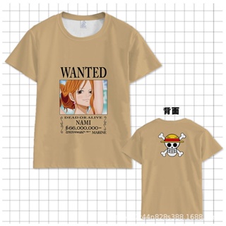 เสื้อยืดแขนสั้น พิมพ์ลายการ์ตูนอนิเมะ one piece Luffy Sauron Mountain Chopper Reward