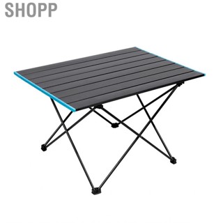 Shopp Outdoor Camping Folding Table  Aluminum Alloy Egg Roll for Picnic