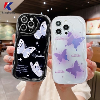 เคสมือถือ แบบนิ่ม ลายผีเสื้อ 3D สไตล์เกาหลี สําหรับ Realme C21Y C30 C30S C31 C33 C55 C35 C11 2021 C15 C21 C25 C20 C3 C12 C2 C25S 10 5S 5 5i 9i C17 7i C1 C25Y C2 C3i 6i C20A  Narzo 20 10 10A 20A 30A 50i 50A Prime