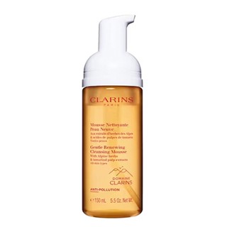 Clarins ขวดใหญ่ size counter 150 ml นะคะ คุ้มมาก โฟมมูส💯CLARINS💯Gentle Renewing Cleansing Mousse 150 ml