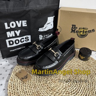 DR.MARTENS Adrian รองเท้าโลฟเฟอร์ลําลอง หนังวัวแท้ ประดับพู่ แฮนด์เมด สําหรับผู้ชาย และผู้หญิง KTBY