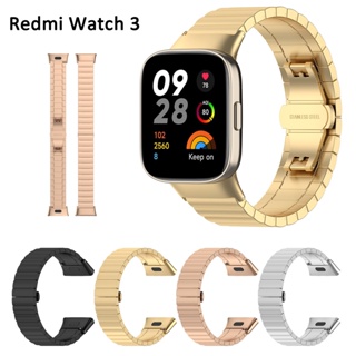 สําหรับ Redmi watch 3 สาย Xiaomi mi watch lite 3 สายนาฬิกาข้อมือสมาร์ทวอทช์ แฟชั่น คลาสสิก โลหะ