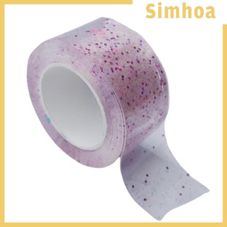 [SIMHOA] เทปนาโนใส แต่งกลิตเตอร์ สําหรับเป่าฟองสบู่ ของเล่นเพื่อการศึกษา DIY