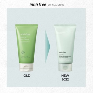 โฟมทำความสะอาดผิวหน้า  มี 2 ขนาด Innisfree Green Tea Foam Cleanser