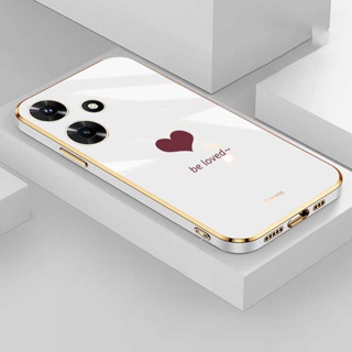 เคสมือถือ TPU แบบนิ่ม ลายหัวใจ พร้อมสายคล้อง หรูหรา สําหรับ infinix hot 30 Play 20 Play 5G hot 30 30i 20s 20i